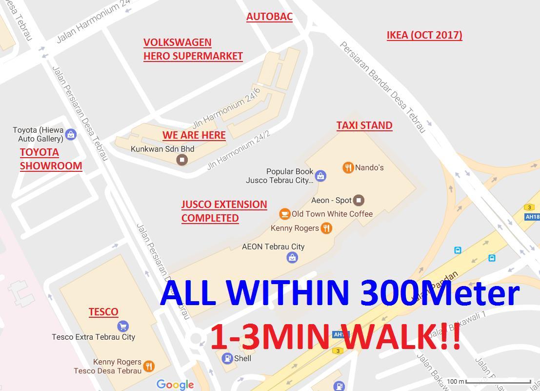 Best Walkable Location ** Desa Tebrau Johor Bahru Exteriör bild